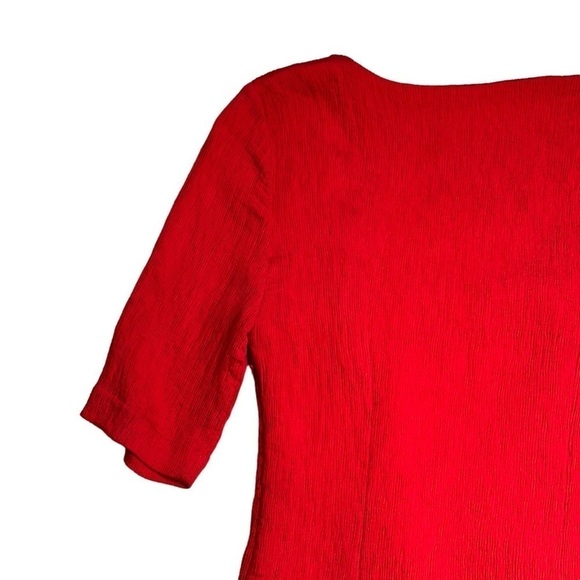 Anthropologie Maeve Red Juliet Corset Mini Dress US 4 - Picture 8 of 10